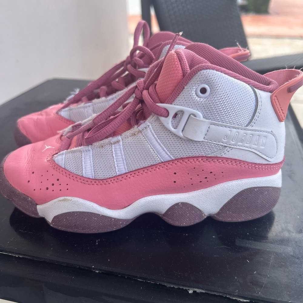 Air Jordan 13 Retro Girls Pink/White- Size 1Y